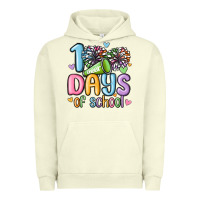Pigment Pistachio 100 days of school cheer Urban Hoodie - MaliasSmallBusiness