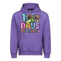 Tulip 100 days of school cheer Urban Hoodie - MaliasSmallBusiness