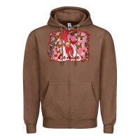 Chestnut Be Mine Rooster Zipper Hoodie - RanaPortraitStore