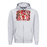 Heather Grey Be Mine Rooster Zipper Hoodie - RanaPortraitStore