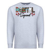 Heather Grey dental squad Premium Sweatshirt - CowhideDigitalArt