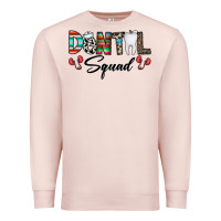 Pale Pink dental squad Premium Sweatshirt - CowhideDigitalArt