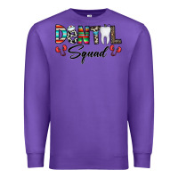 Purple dental squad Premium Sweatshirt - CowhideDigitalArt