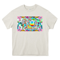 Cream The Pool Is My Happy Place Heavy Core Tee - CowhideDigitalArt