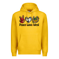 Lemon peace love west Premium Hoodie - BarkalooDesign
