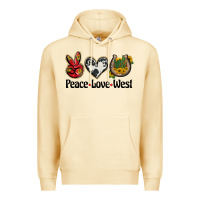 Pina Colada peace love west Premium Hoodie - BarkalooDesign