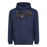 Navy halloween Heavyweight Hoodie - CowhideDigitalArt