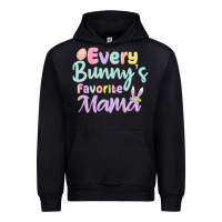 Black every bunny's favorite mama Urban Hoodie - MaliasSmallBusiness