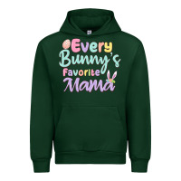 Forest Green every bunny's favorite mama Urban Hoodie - MaliasSmallBusiness