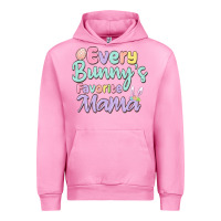 Fuchsia Pink every bunny's favorite mama Urban Hoodie - MaliasSmallBusiness