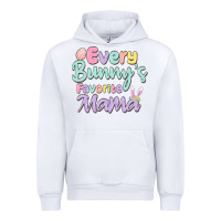 White every bunny's favorite mama Urban Hoodie - MaliasSmallBusiness