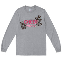 Heather Grey cheer mama Long Sleeve Tee - MaliasSmallBusiness