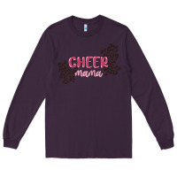 Plum cheer mama Long Sleeve Tee - MaliasSmallBusiness