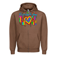 Chestnut its okay to say gay Zipper Hoodie - texasbilliewilder