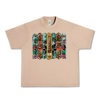 Burro football serape cowhide turquoise glitter  brushstrokes Urban Heavy Tee - Artiststas