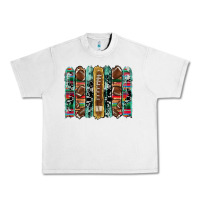 Lunar Rock football serape cowhide turquoise glitter  brushstrokes Urban Heavy Tee - Artiststas