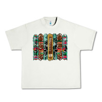 Pistachio football serape cowhide turquoise glitter  brushstrokes Urban Heavy Tee - Artiststas