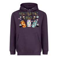Plum here for the boos Heavyweight Hoodie - CowhideDigitalArt