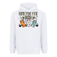 Here For The Boos Heavyweight Hoodie | Teevron