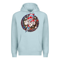Blue Mist Western Gigi Patriotic Premium Hoodie - LillyAllenDesigns