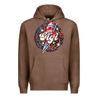 Chestnut Western Gigi Patriotic Premium Hoodie - LillyAllenDesigns