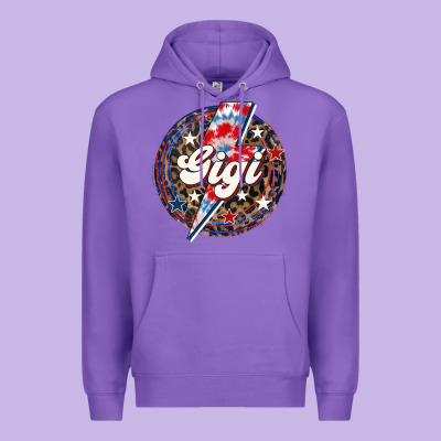 Western Gigi Patriotic Premium Hoodie Designed By Lillyallendesigns