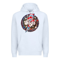 White Western Gigi Patriotic Premium Hoodie - LillyAllenDesigns