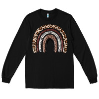 Black Cheetah rainbow Long Sleeve Tee - MaliasSmallBusiness