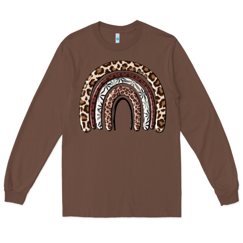 Cheetah Rainbow Long Sleeve Tee by MaliasSmallBusiness | Teevron