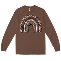 Chestnut Cheetah rainbow Long Sleeve Tee - MaliasSmallBusiness