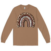 Toasted Coconut Cheetah rainbow Long Sleeve Tee - MaliasSmallBusiness