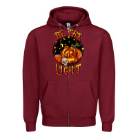 Burgundy Be the light Zipper Hoodie - RanaPortraitStore