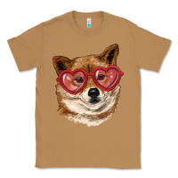 Toasted Coconut shiba inu with love glasses Classic Tee - RanaPortraitStore