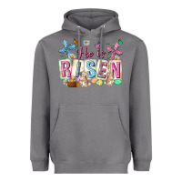 Storm he is risen easter with flowers Heavyweight Hoodie - Neo Western