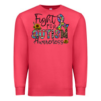 Cardinal fight for autism awareness Premium Sweatshirt - CowhideDigitalArt