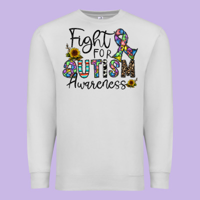 Fight For Autism Awareness Premium Sweatshirt Designed By Cowhidedigitalart