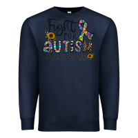 Navy fight for autism awareness Premium Sweatshirt - CowhideDigitalArt