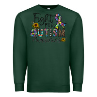 Sports Green fight for autism awareness Premium Sweatshirt - CowhideDigitalArt