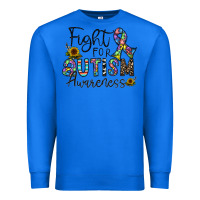 True Royal fight for autism awareness Premium Sweatshirt - CowhideDigitalArt