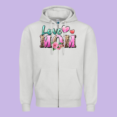Zipper Hoodie love mom