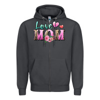 Smoke love mom Zipper Hoodie - Zillion Design Studio