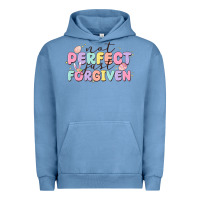 Pigment Pebble Blue not perfect just forgiven Urban Hoodie - MaliasSmallBusiness