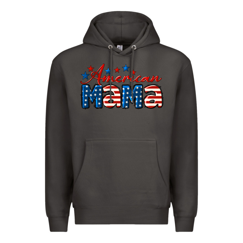 American Mama Premium Hoodie by LillyAllenDesigns | Teevron