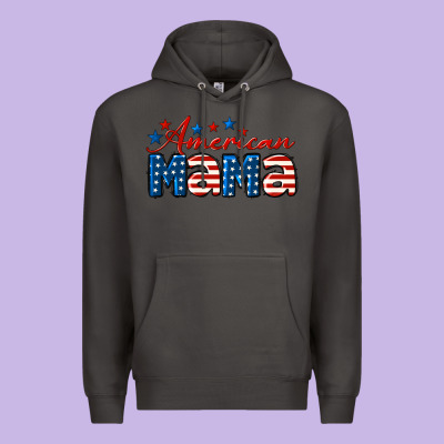 American Mama Premium Hoodie Designed By Lillyallendesigns
