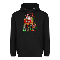Black tis the season Heavyweight Hoodie - FaDigitalArtStudio