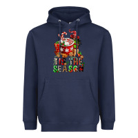 Navy tis the season Heavyweight Hoodie - FaDigitalArtStudio