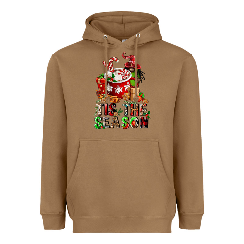 Tis The Season Heavyweight Hoodie by FaDigitalArtStudio | Teevron