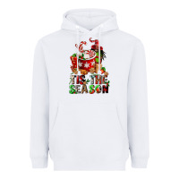 White tis the season Heavyweight Hoodie - FaDigitalArtStudio