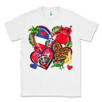 White dominican republic  hearts Classic Tee - texasbilliewilder