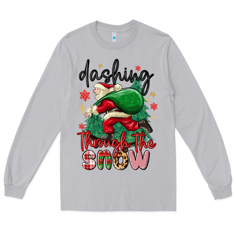 Dashing Through The Snow Long Sleeve Tee by MaliasSmallBusiness | Teevron